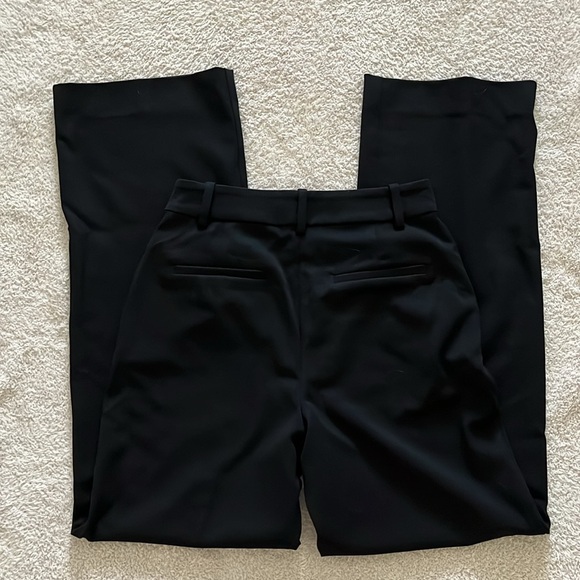 NEW Favorite Daughter The Favorite Pants Black High Waist Wide Leg Size 6 - Picture 5 of 9